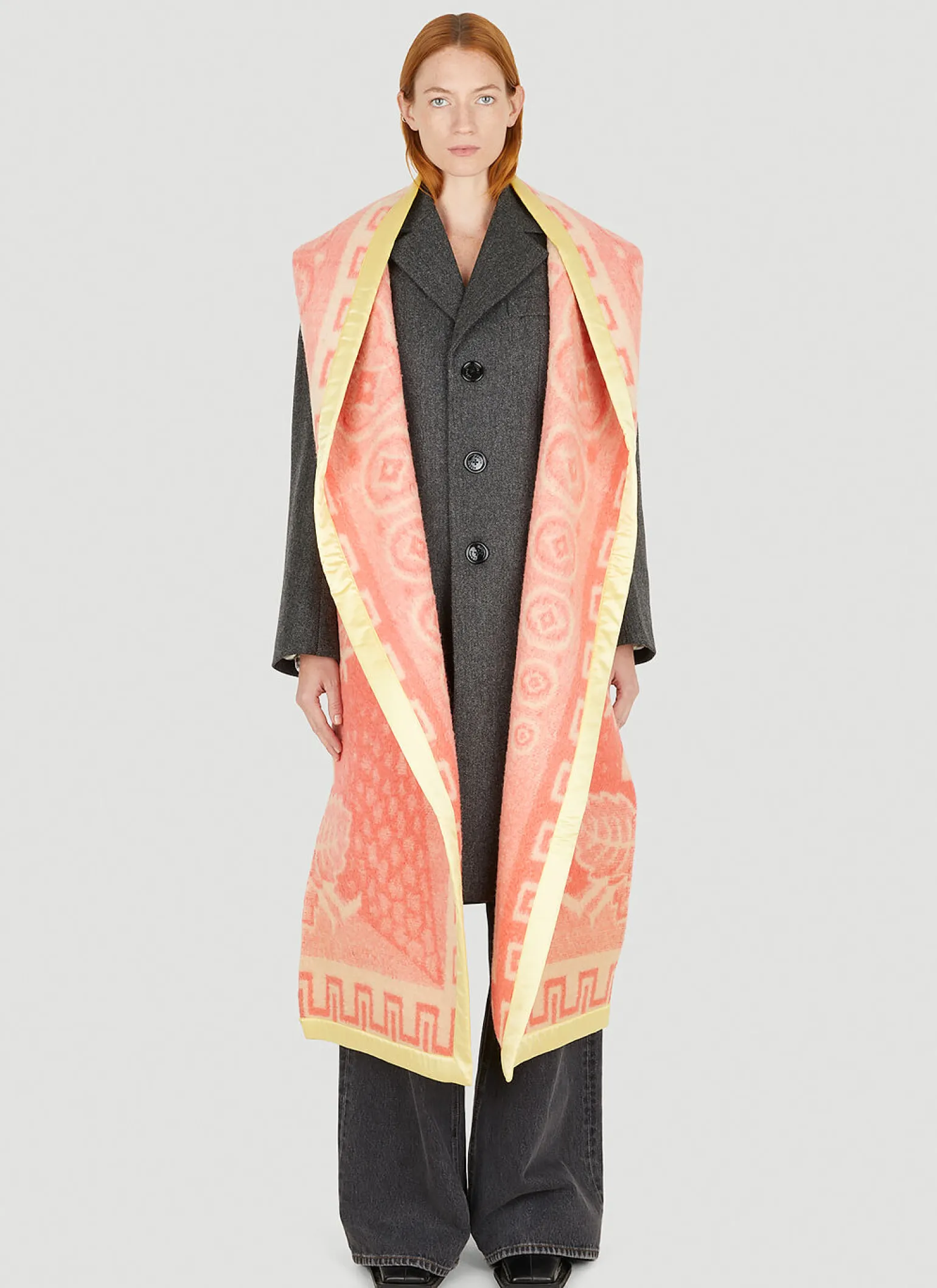 Blanket Draped Classic Coat