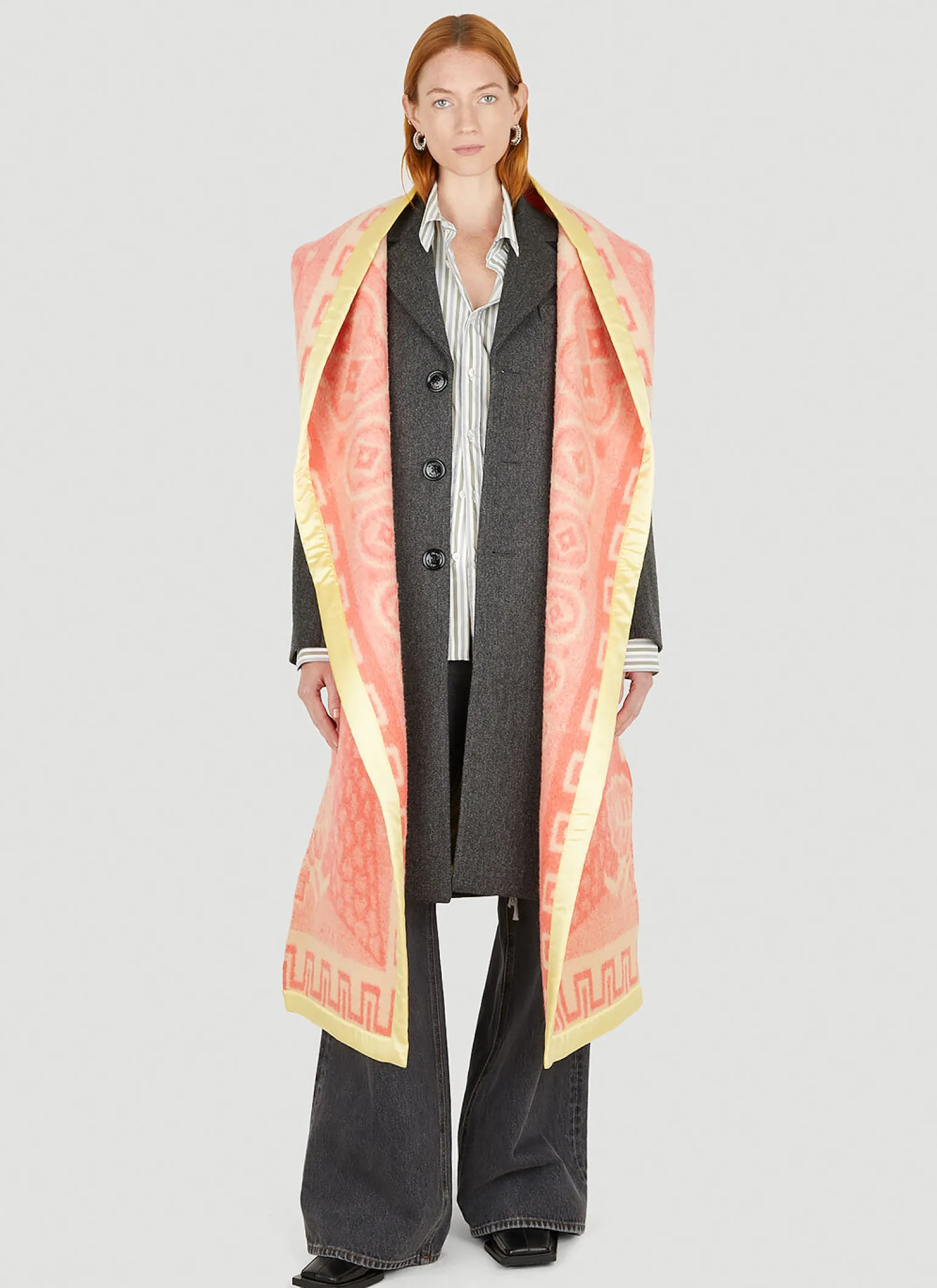 Blanket Draped Classic Coat