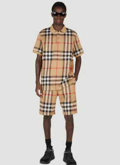 Check Jacquard Polo Shirt