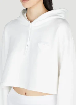 Cropped Hooded Sweatshirt