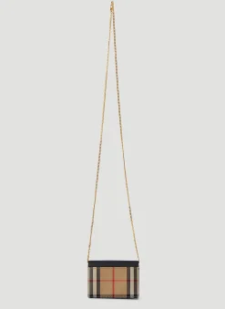Jade Vintage Check Chain Wallet