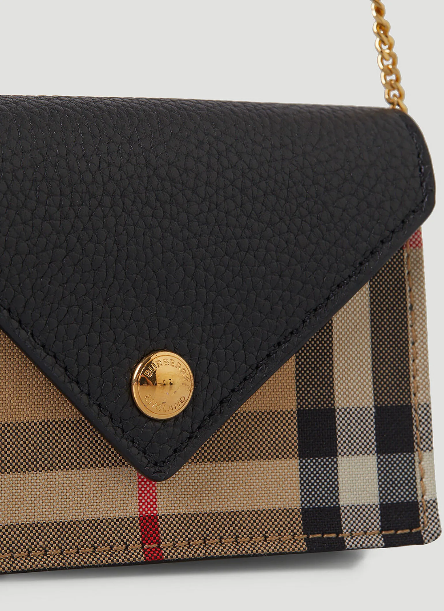 Jade Vintage Check Chain Wallet