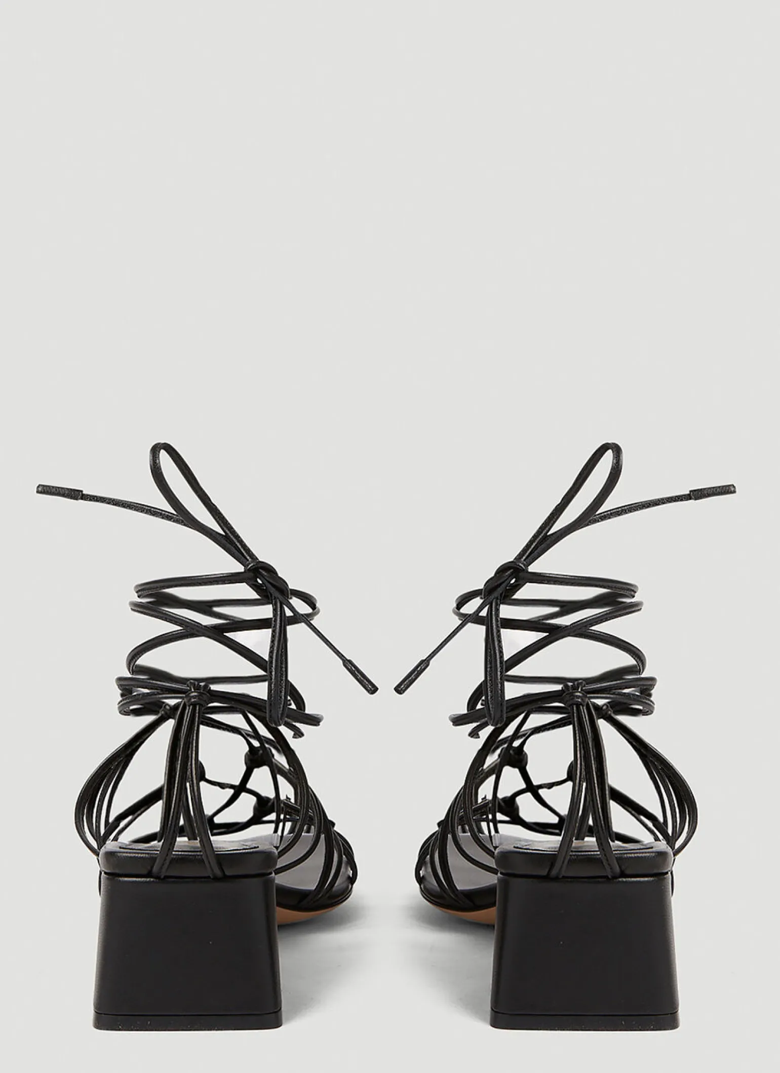 Knot Strap Heeled Sandals