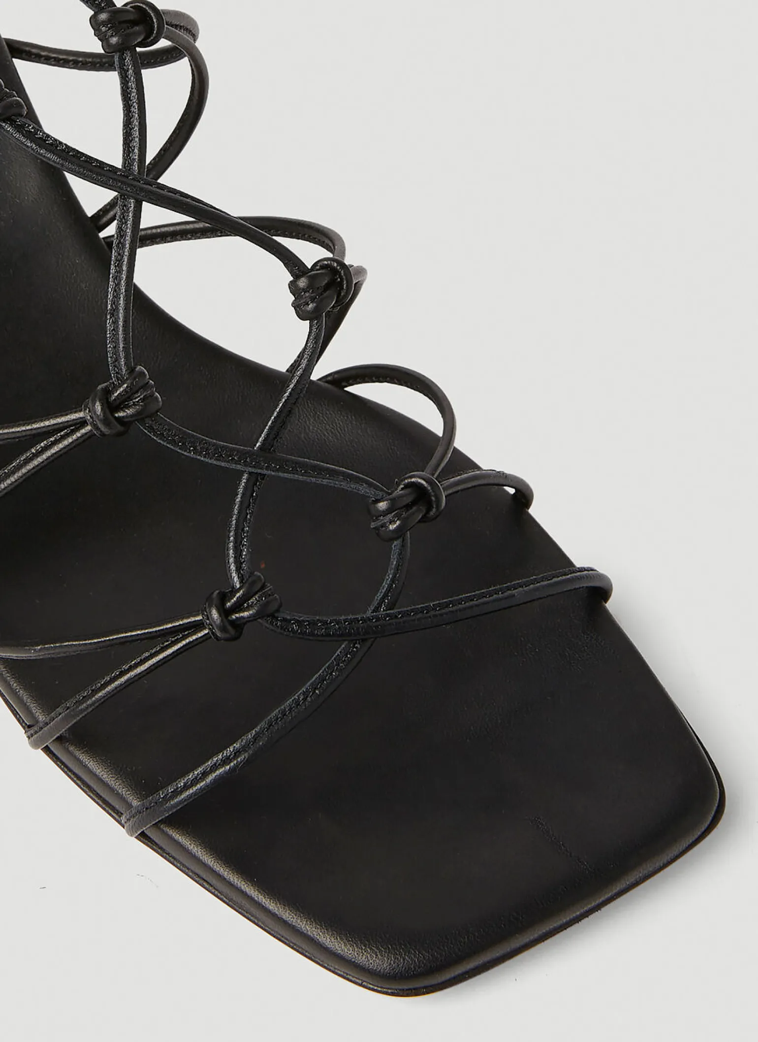 Knot Strap Heeled Sandals