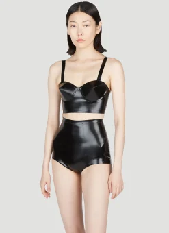 Latex Balconette Bra