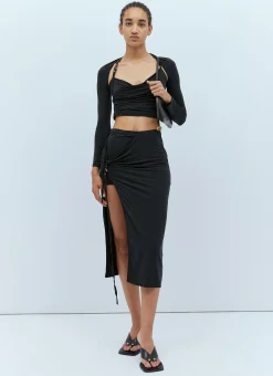 Le Haut Peplo Crop Top