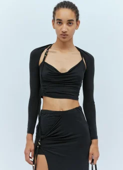 Le Haut Peplo Crop Top