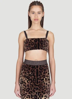 Leopard Print Crop Top