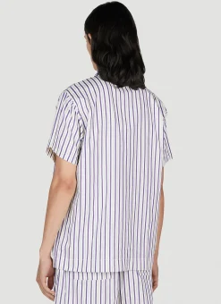 Lido Stripe Short Sleeve Pyjama Shirt
