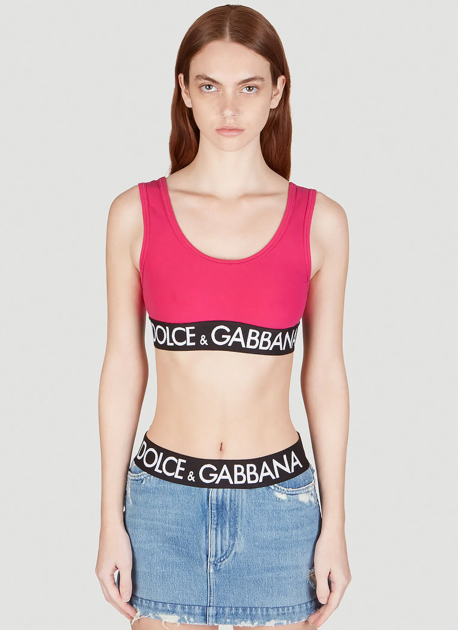 Logo Tape Crop Top