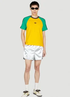 Metallic Track Shorts