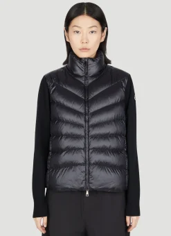 Padded Wool Cardigan