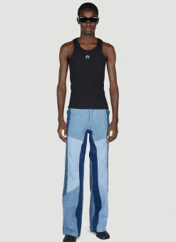 Panelled Jeans
