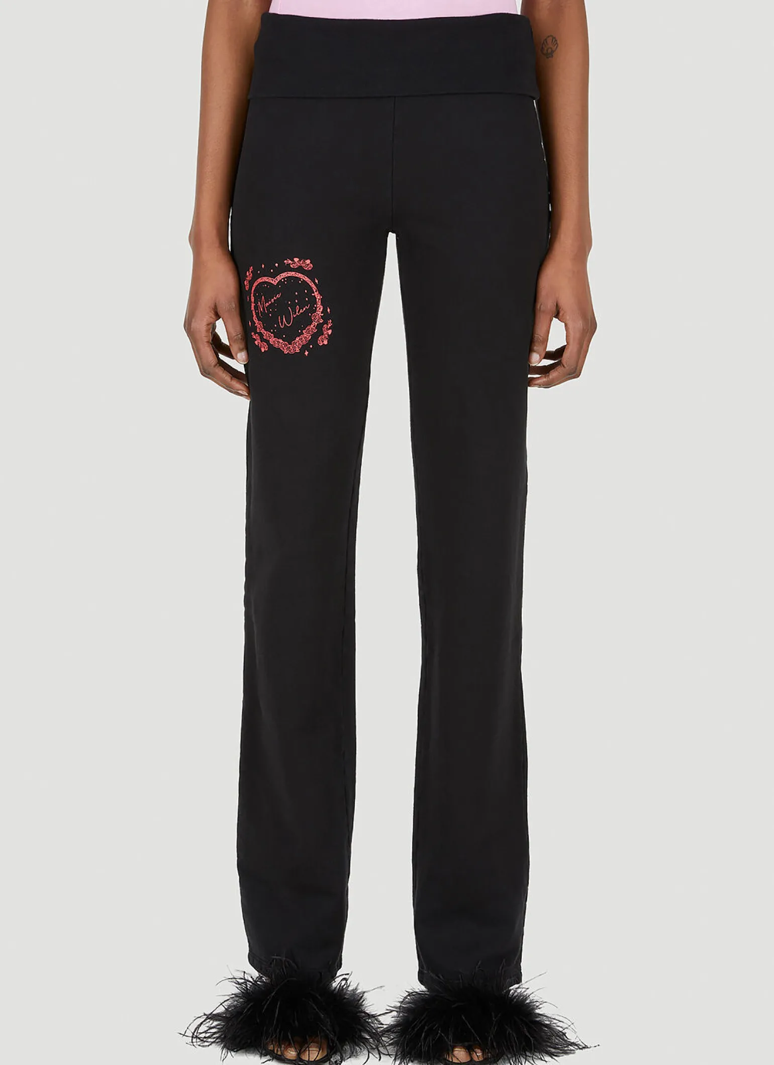 Pop Logo Print Trackpants