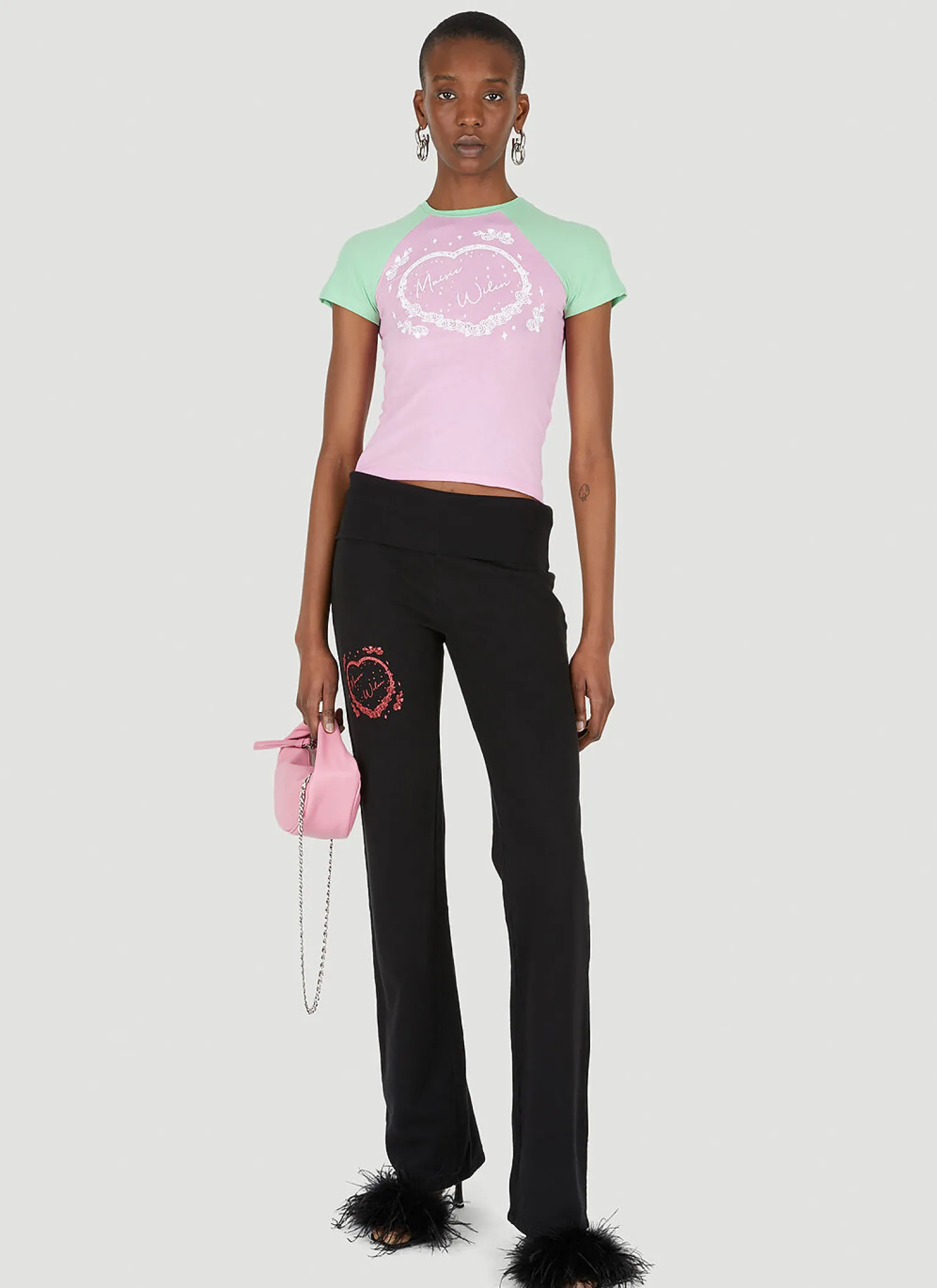 Pop Logo Print Trackpants