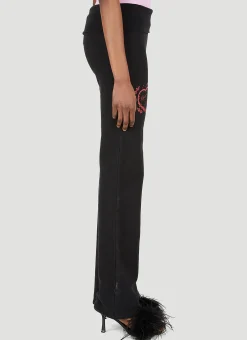 Pop Logo Print Trackpants