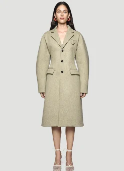 Puff-Sleeve Coat