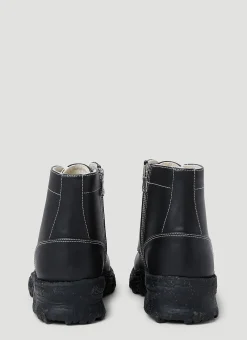 Vintage-Like Sole Boots