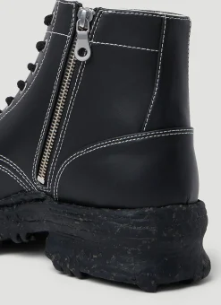 Vintage-Like Sole Boots